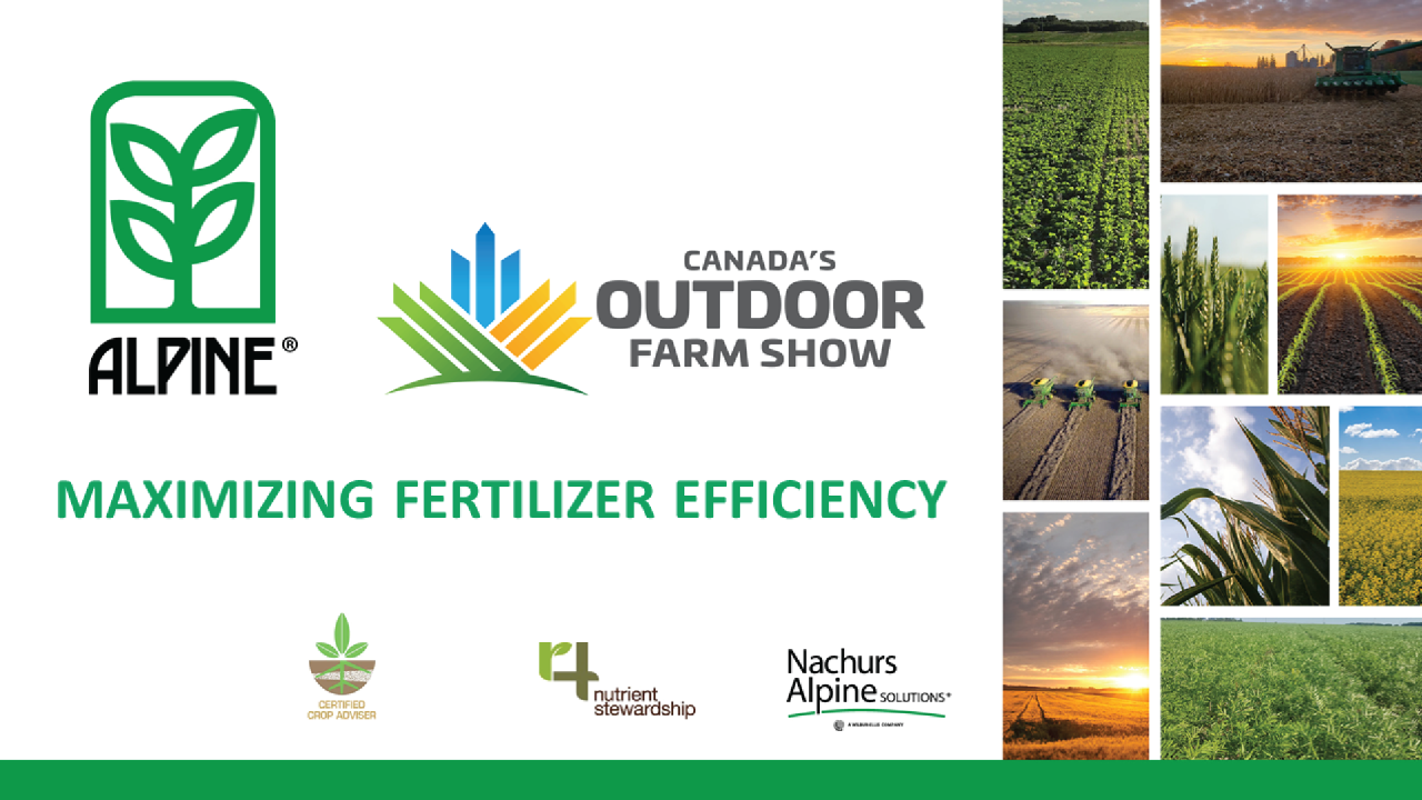 Maximizing Fertilizer Efficiency with ALPINE bio-K Technology