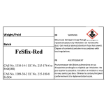 FeSfix-Red - iron oxide powder (FeOOH and Fe2O3)