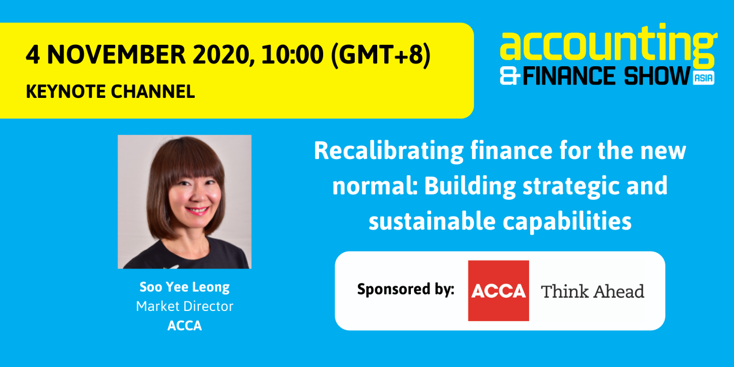 Re-calibrating finance for the new normal: Building strategic and sustainable capabilities