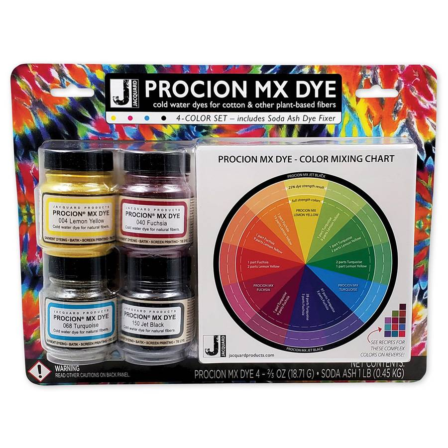 Procion MX 4-Color Set with Soda Ash