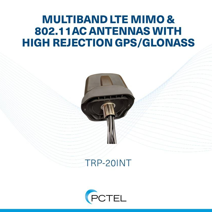 Multiband LTE MIMO & 802.11AC Antennas with High Rejection GPS/GLONASS