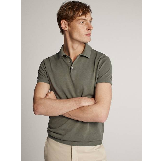 SHORT-SLEEVED COTTON SWEATER