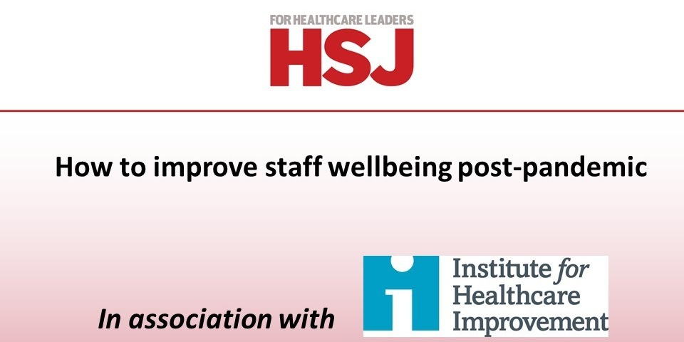 How to improve staff wellbeing post-pandemic