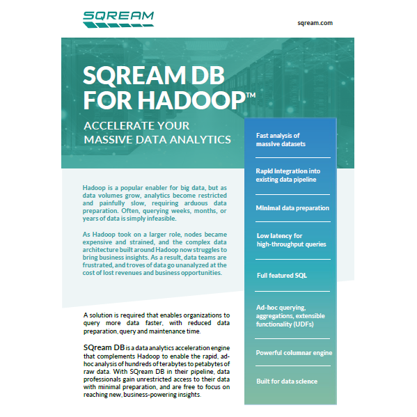 SQream for Hadoop