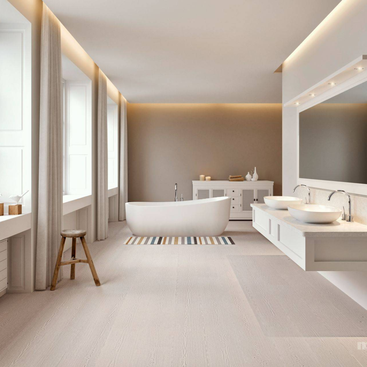 mafi tiefweiß naturierte Oberfläche