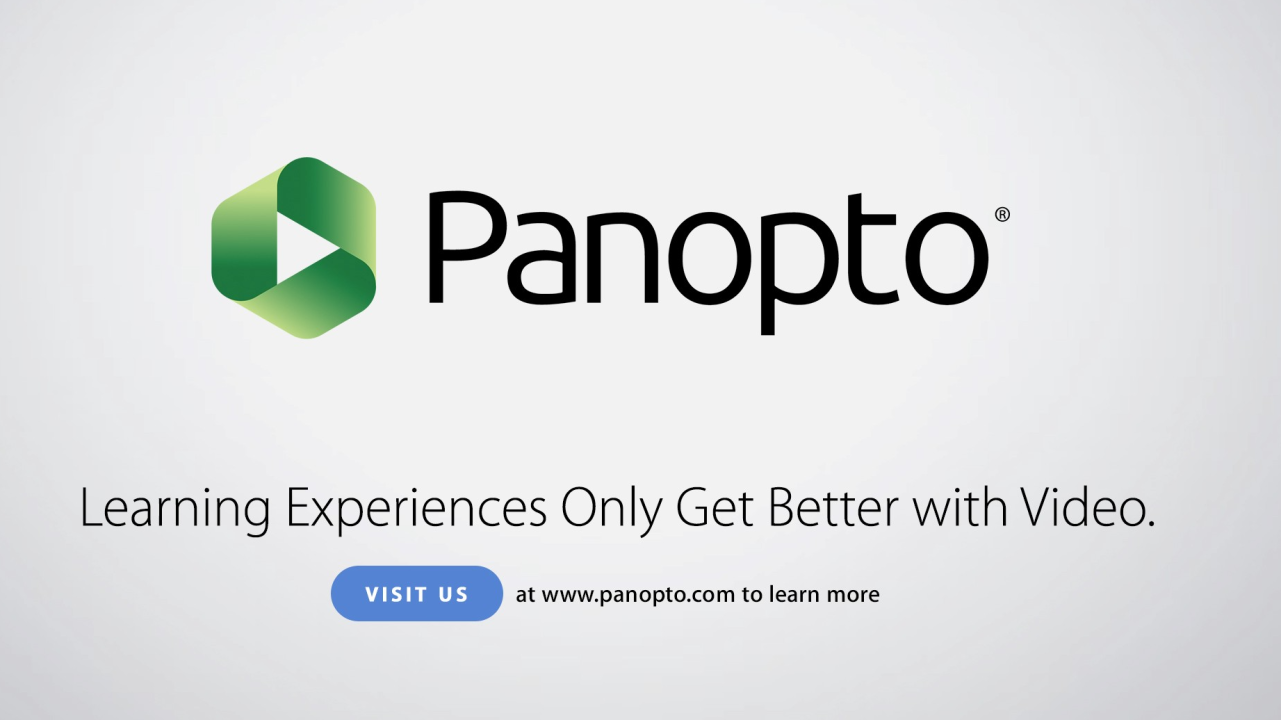Reach Millions of Students and Faculty by Integrating With Panopto Video