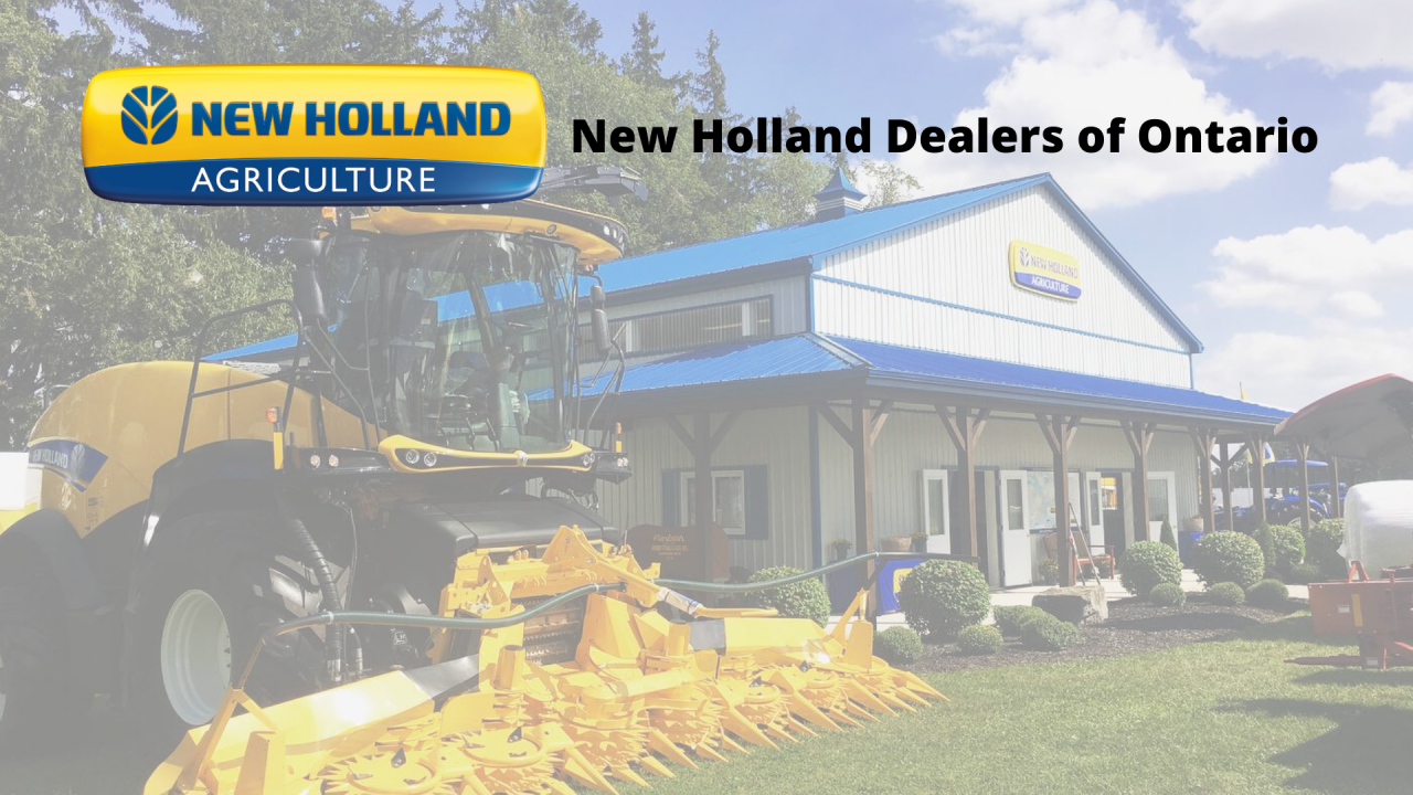 Dairy and Livestock Products From New Holland Dealers of Ontario