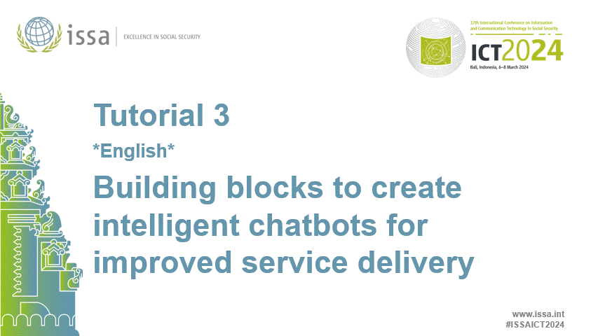 Tutorial 3 *English* Building blocks to create intelligent chatbots for improved service delivery