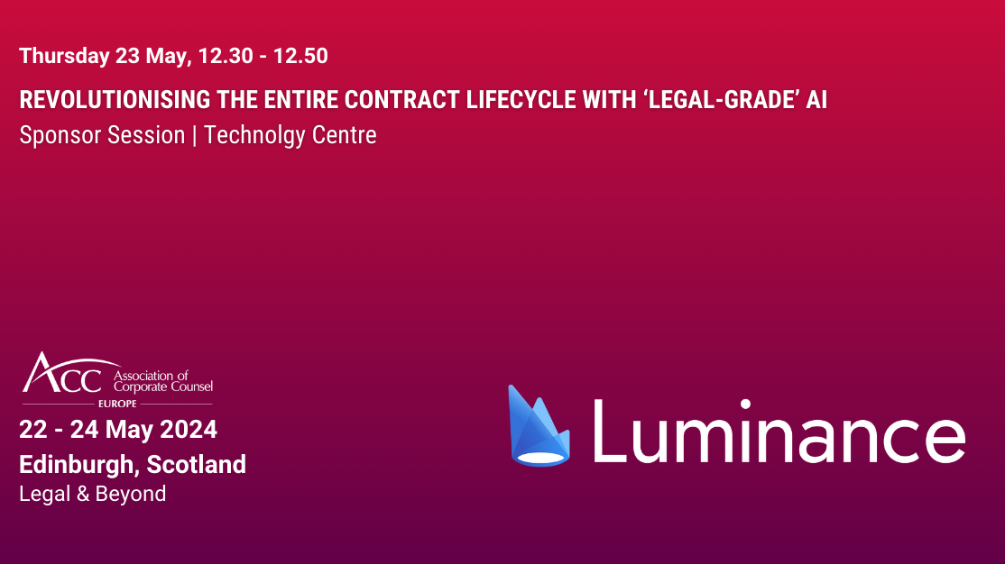 Revolutionising the Entire Contract Lifecycle with ‘Legal-Grade’ AI