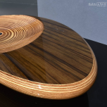 Szkilnik Design Luxury wooden washbasin model Firth - Expo 2020 Dubai
