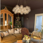 Large Clear Bubble Chandelier
