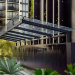A Groundbreaking Urban Waterfall Made Possible With Dekton® by Cosentino