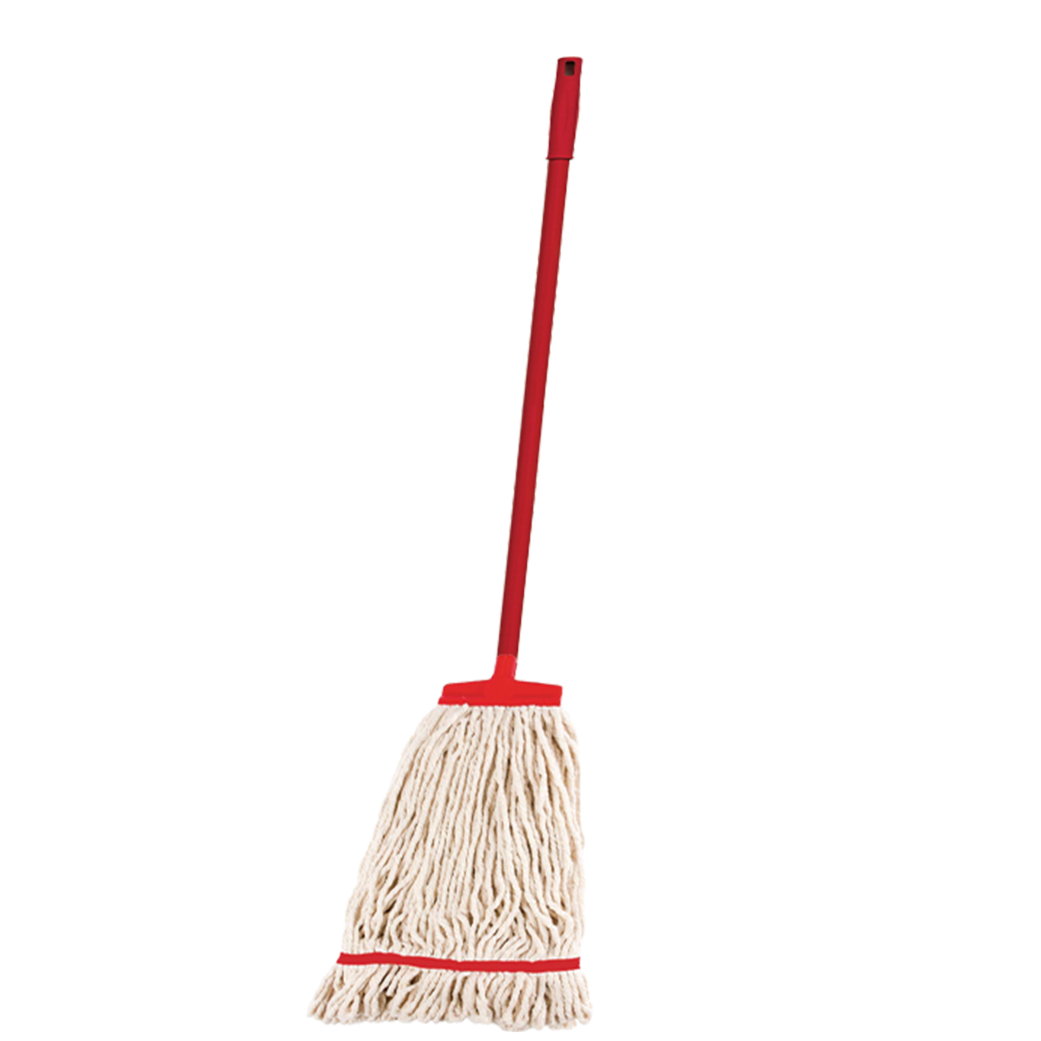 Kentucky Mop Cotton Bleach, Red Poly Yarn With Freedom Socket