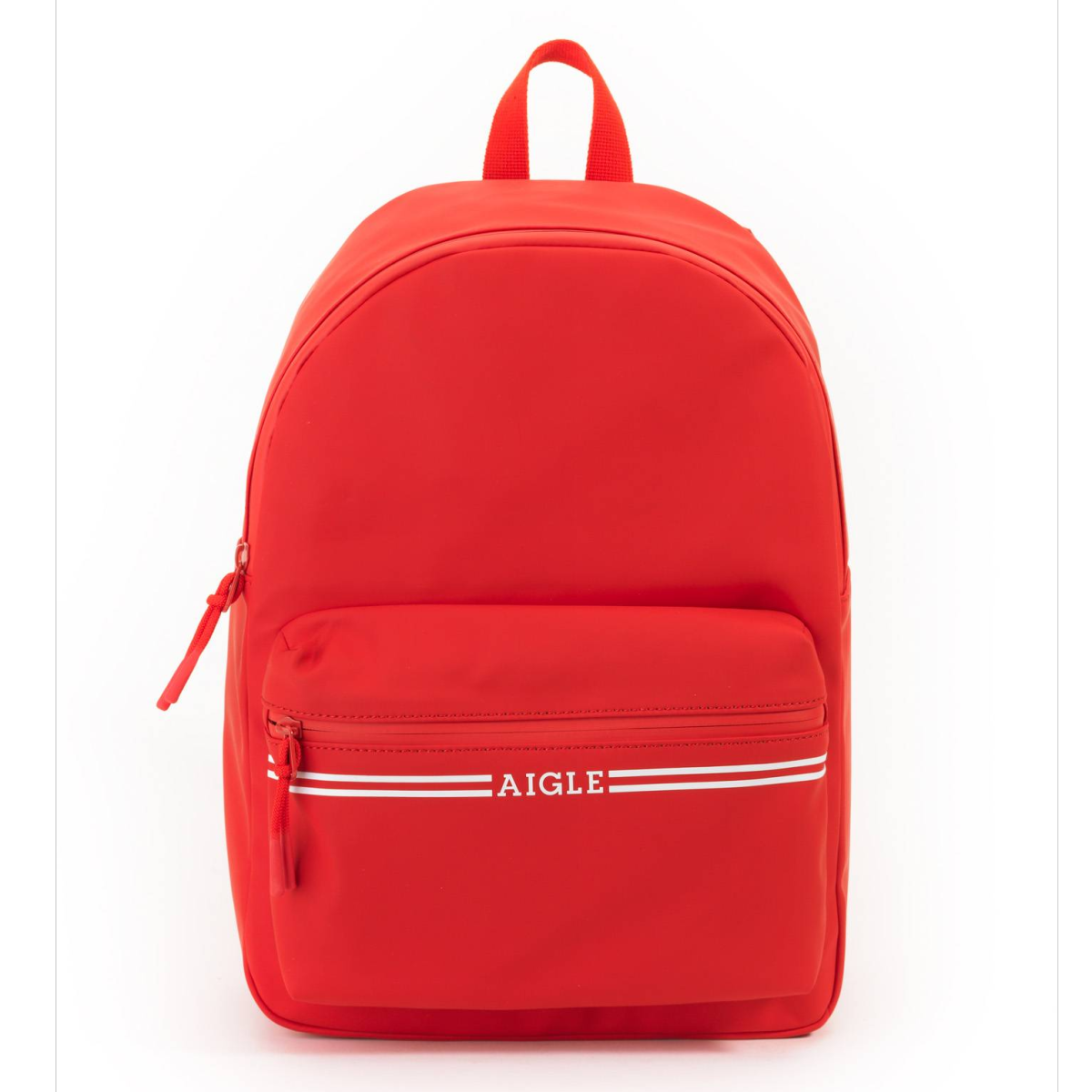 Backpack with rubber effect