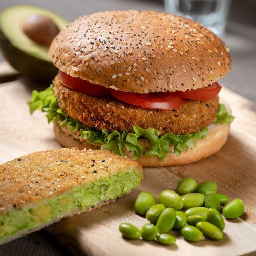 Avocado Edamame burger