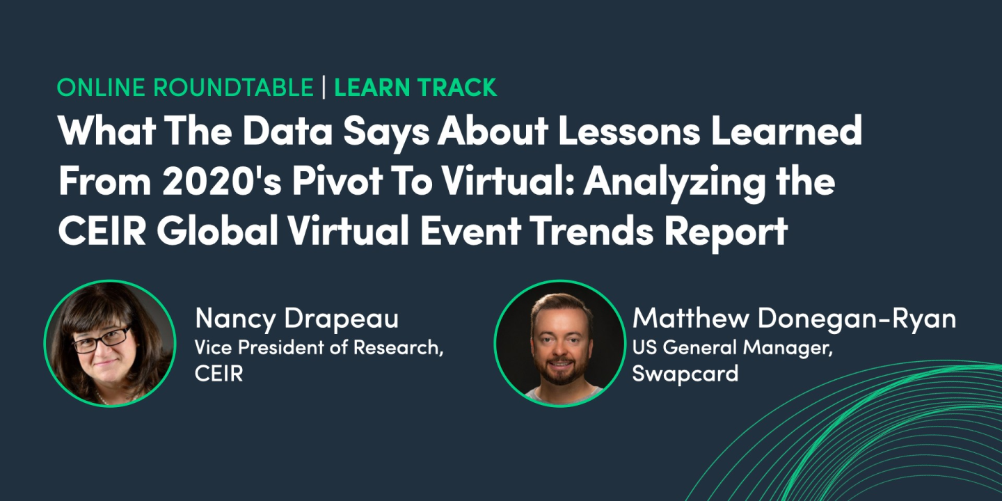 Online Roundtable: What The Data Says About Lessons Learned From 2020's Pivot To Virtual: Analyzing the CEIR Global Virtual Event Trends Report