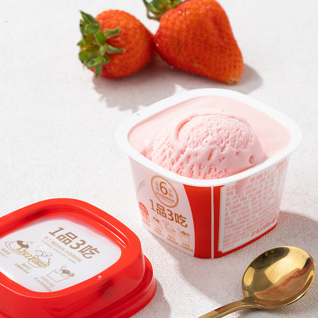 Ice cream milk pudding