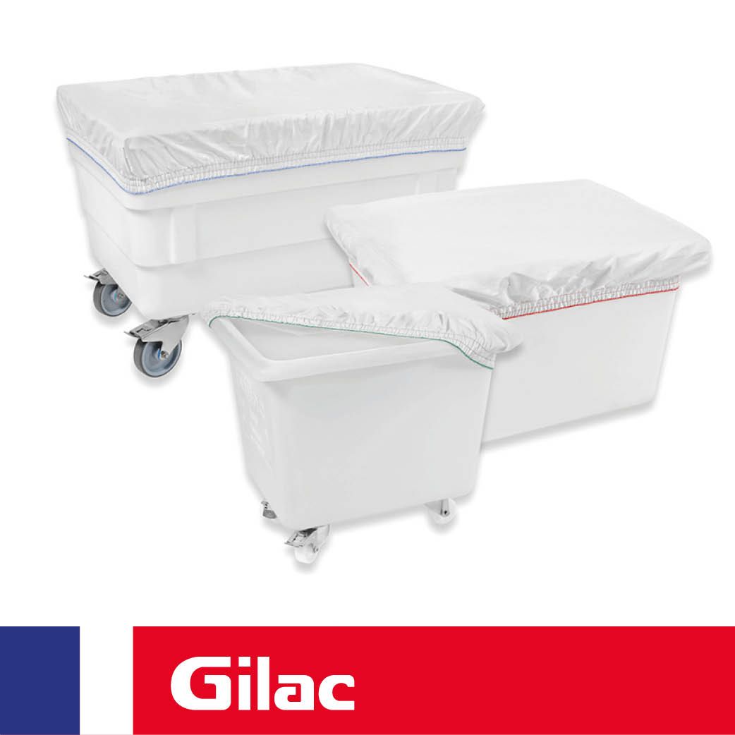 Antibacterial covers for large volume containers