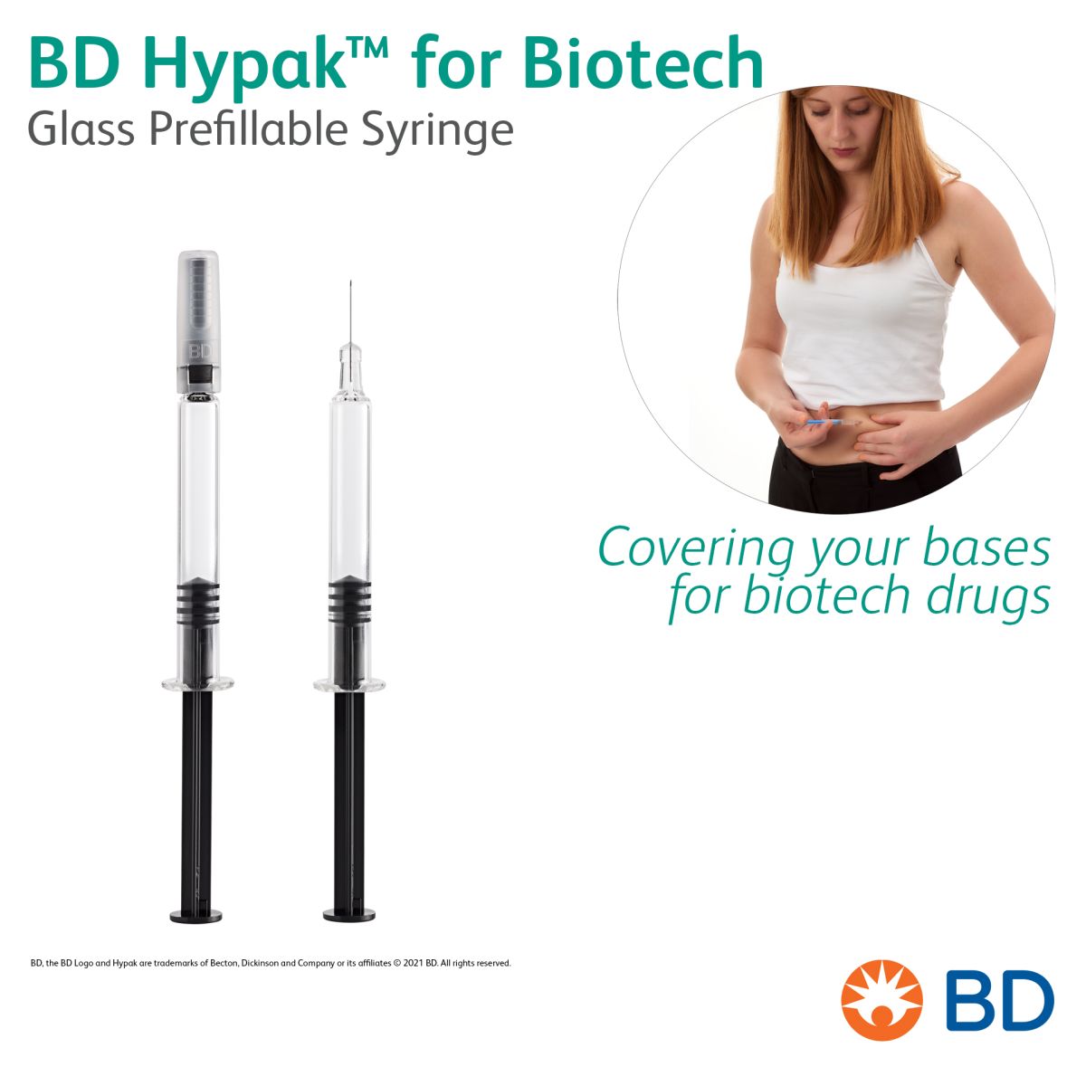 BD Hypak(TM) for Biotech Glass Prefillable Syringe - Covering your bases for biotech drugs
