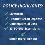 Poultry Farm Insurance Package - Highlights