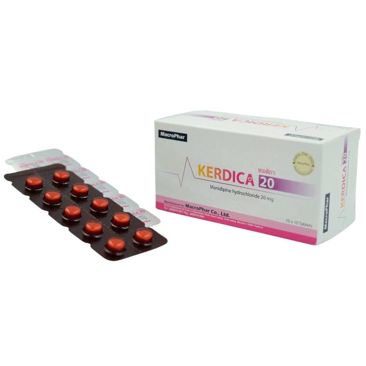Kerdica 20 (Manidipine HCI 20 mg)