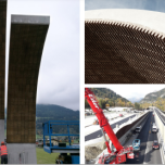Curved Noise Barrier, Austria