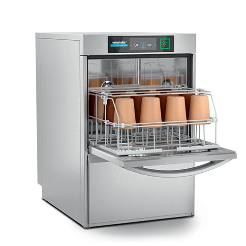 Reusable plastic cup washing system