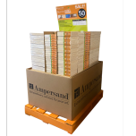 Ampersand Pallet Stacks: Unprimed Basswood and Primed Smooth