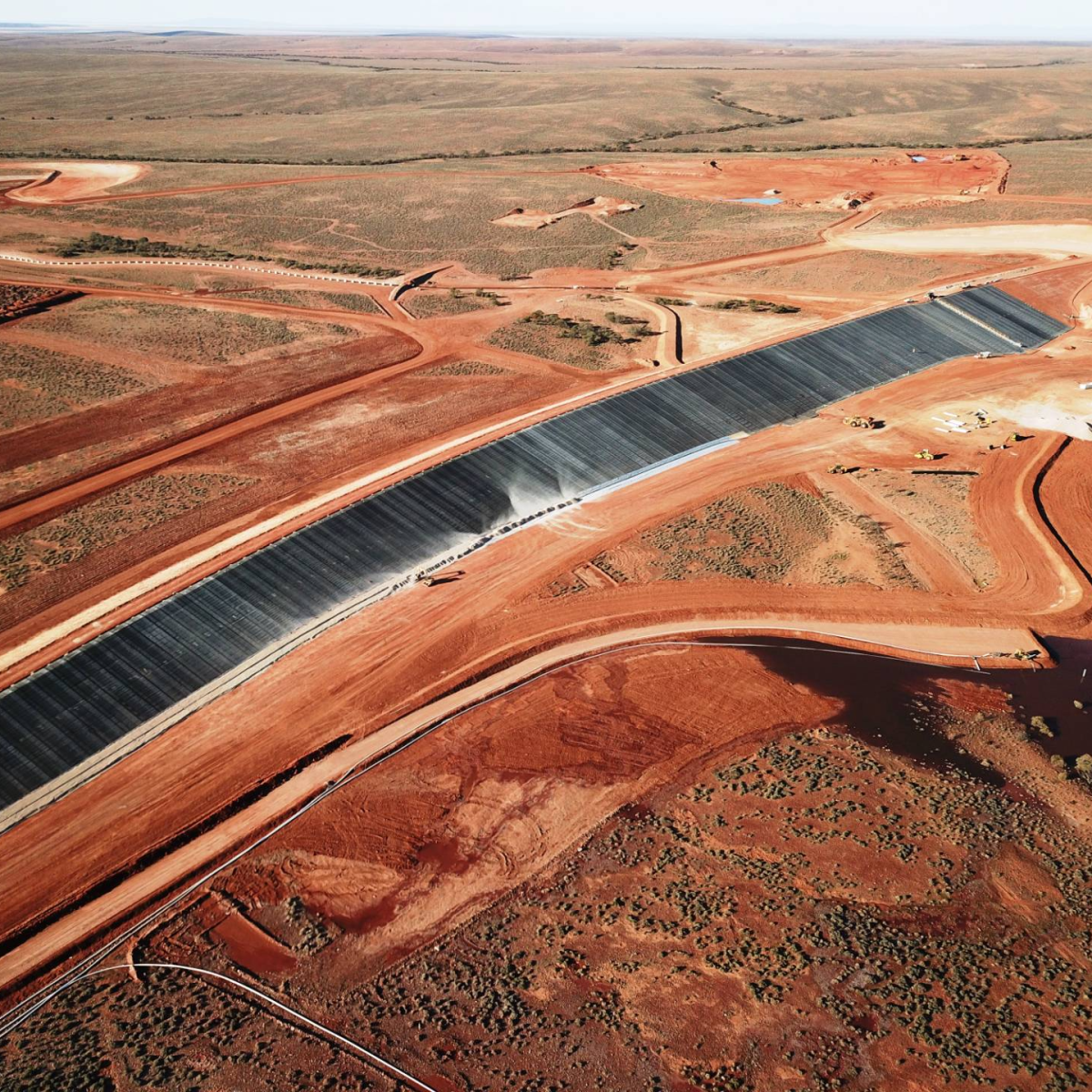 TSF and Decant Pond, Carrapateena Mine (Australia)