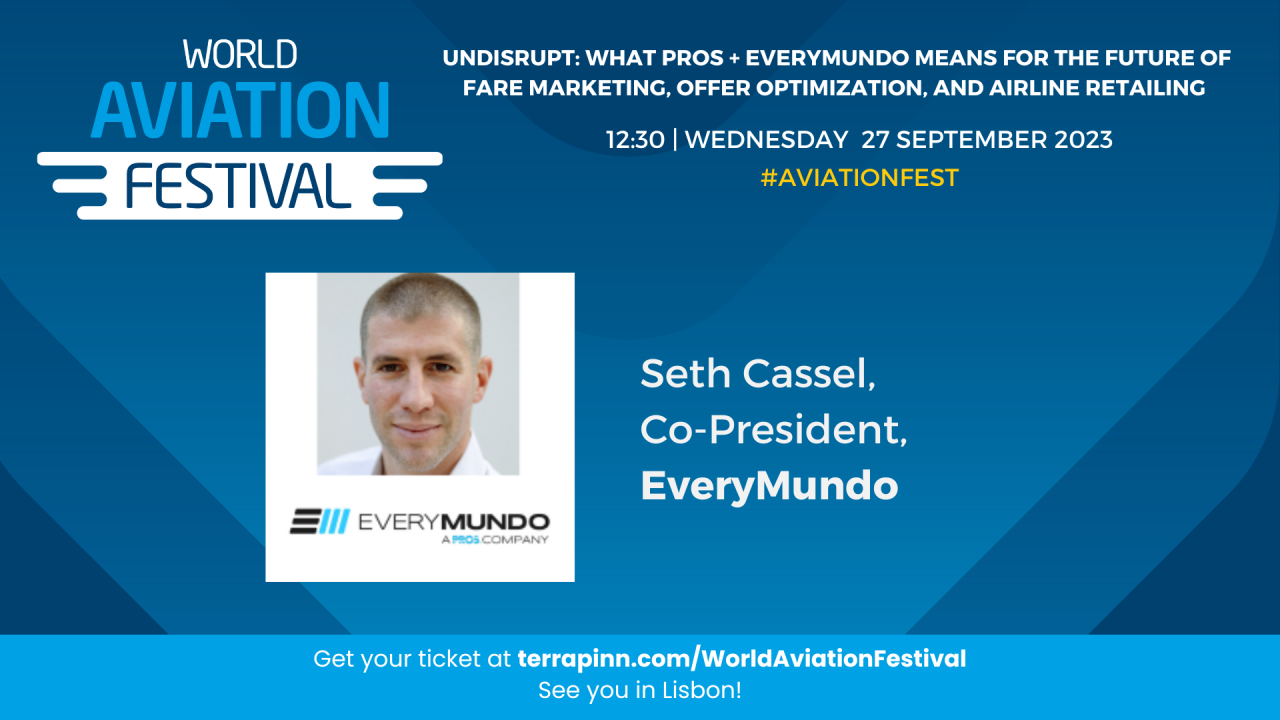 UNDISRUPT: What PROS + EveryMundo means for the future of fare marketing, offer optimization, and airline retailing.