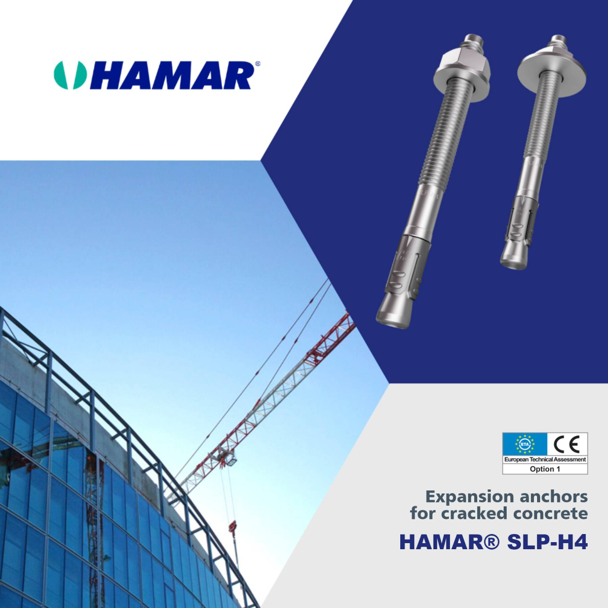 HAMAR® SLP-H4 Torque controlled expansion anchors