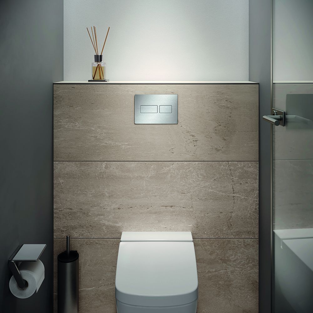 TECEsolid brushed stainless steel