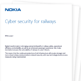 Use proactive, in-depth security to protect railways from sophisticated cyber threats