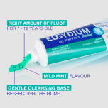 ELGYDIUM Kids & Junior Toothpaste range 50ml