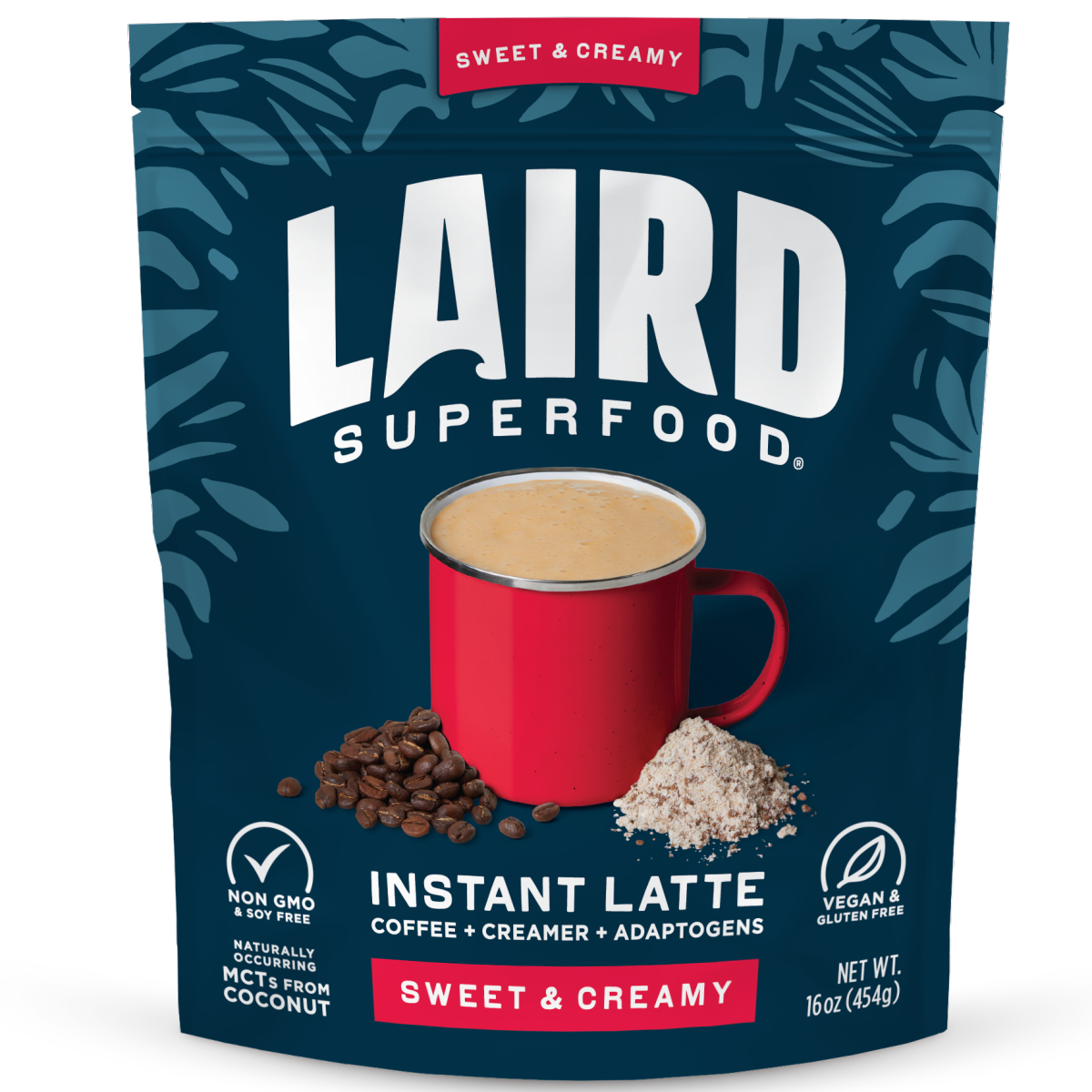 Sweet and Creamy Instant Latte with Adaptogens