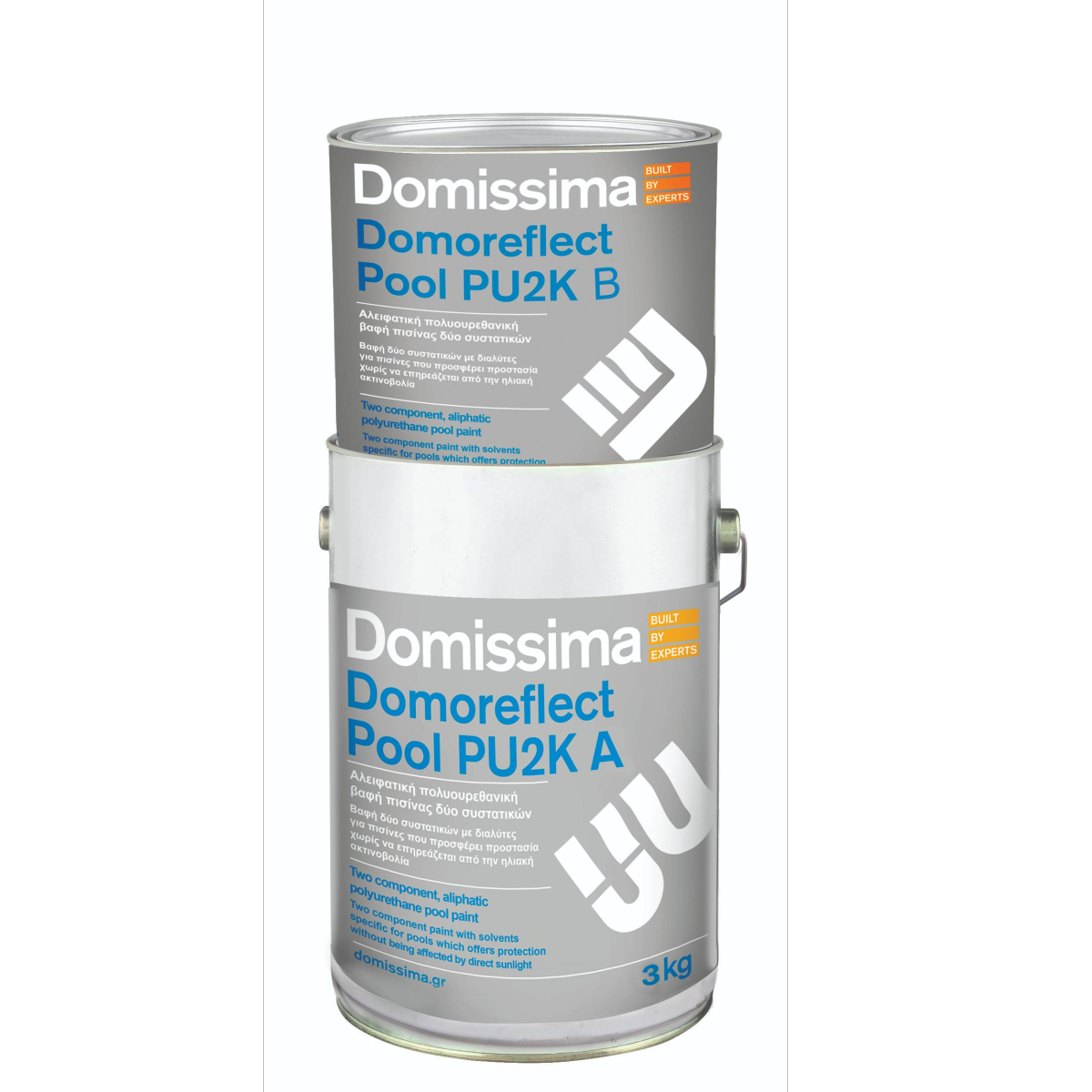 Domoreflect Pool PU 2K - Two component, aliphatic polyurethane pool paint