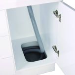 Dental Preparation Table with Stainless Steel Tub and Painted Cabinets