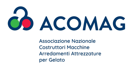 ACOMAG - ASS.NE NAZ.LE COSTRUTTORI MACCHINE, ARREDAMENTI, ATTREZZATURE PER GELATO