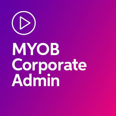MYOB Corporate Admin