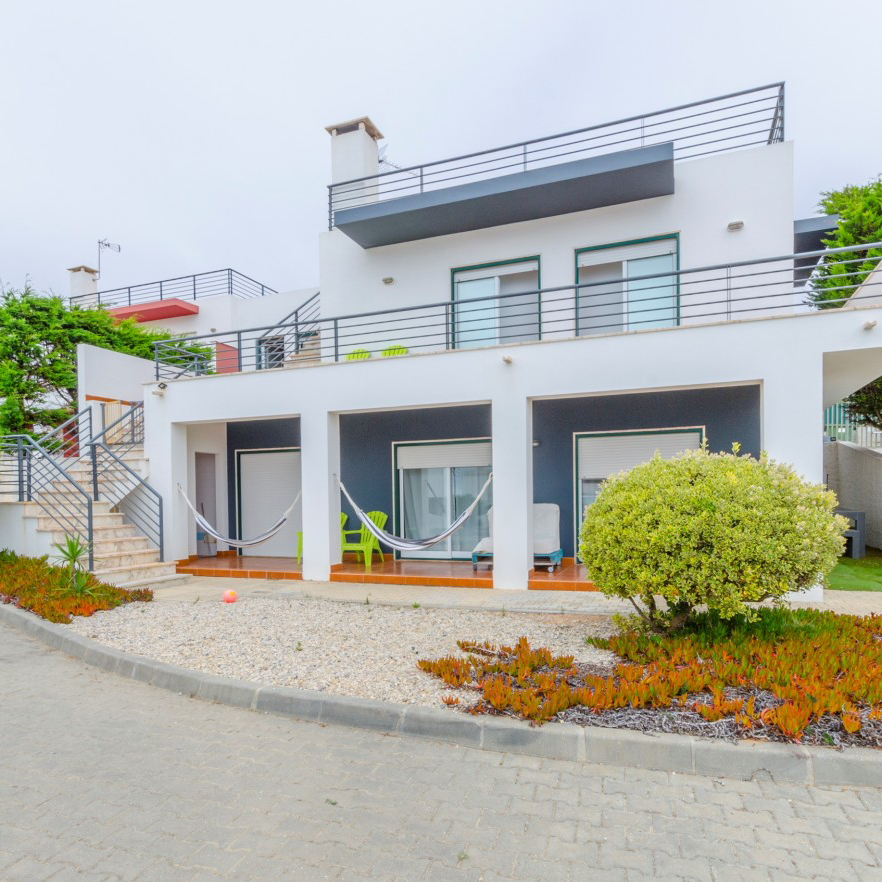 Villa with balcony and terrace sea view