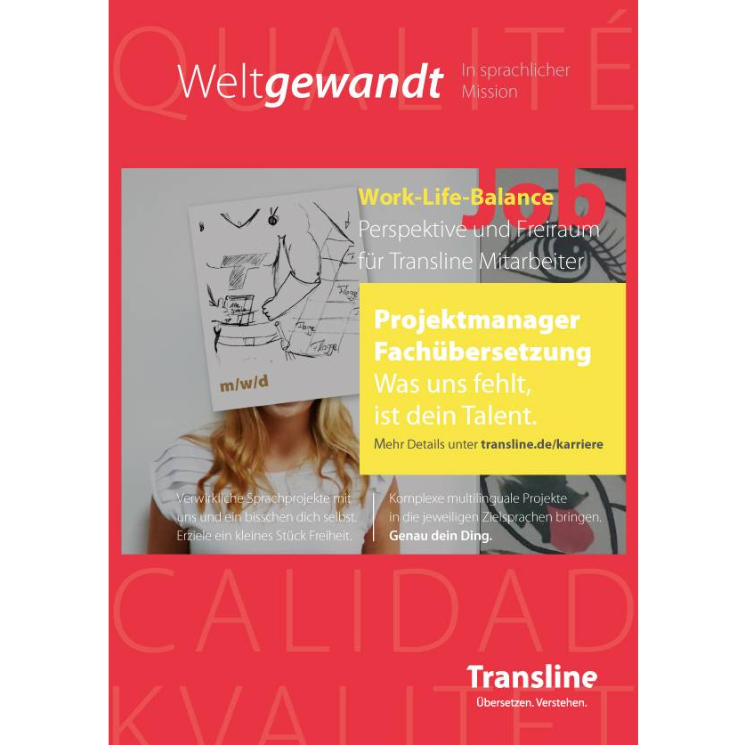 Projektmanager für Fachübersetzungen (m/w/d)