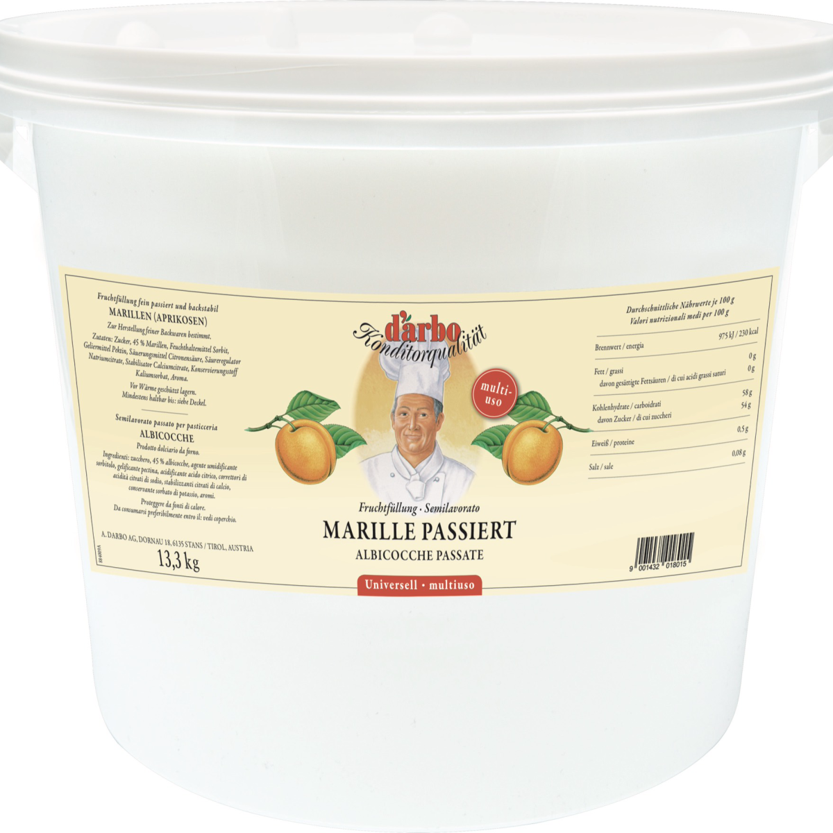 ALBICOCCA - Linea da forno - D'Arbo