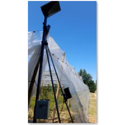 Solution Photovoltaïque d'enroulement de filet de protection