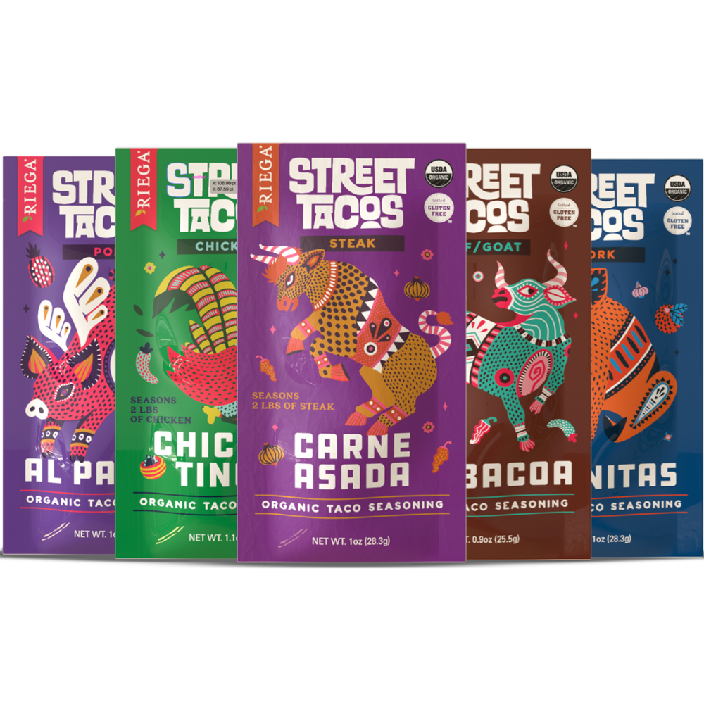 Organic Street Taco Seasoning Pouches