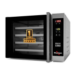 MAXICONV SV FORNO TURBO ELÉTRICO COMPACTO, SEM VAPOR COM 4 ASSADEIRAS