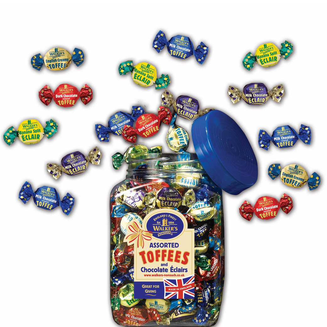 Assorted Toffees & Chocolate Eclairs