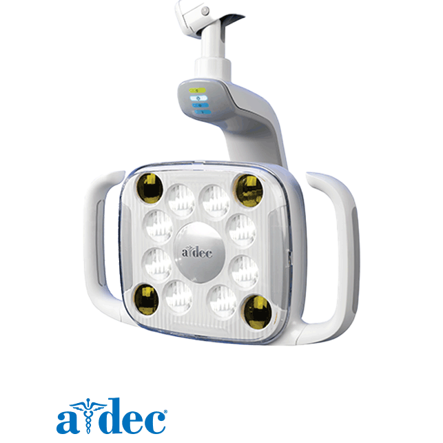 A-dec 500 LED Dental Light. Smart. Refined. True