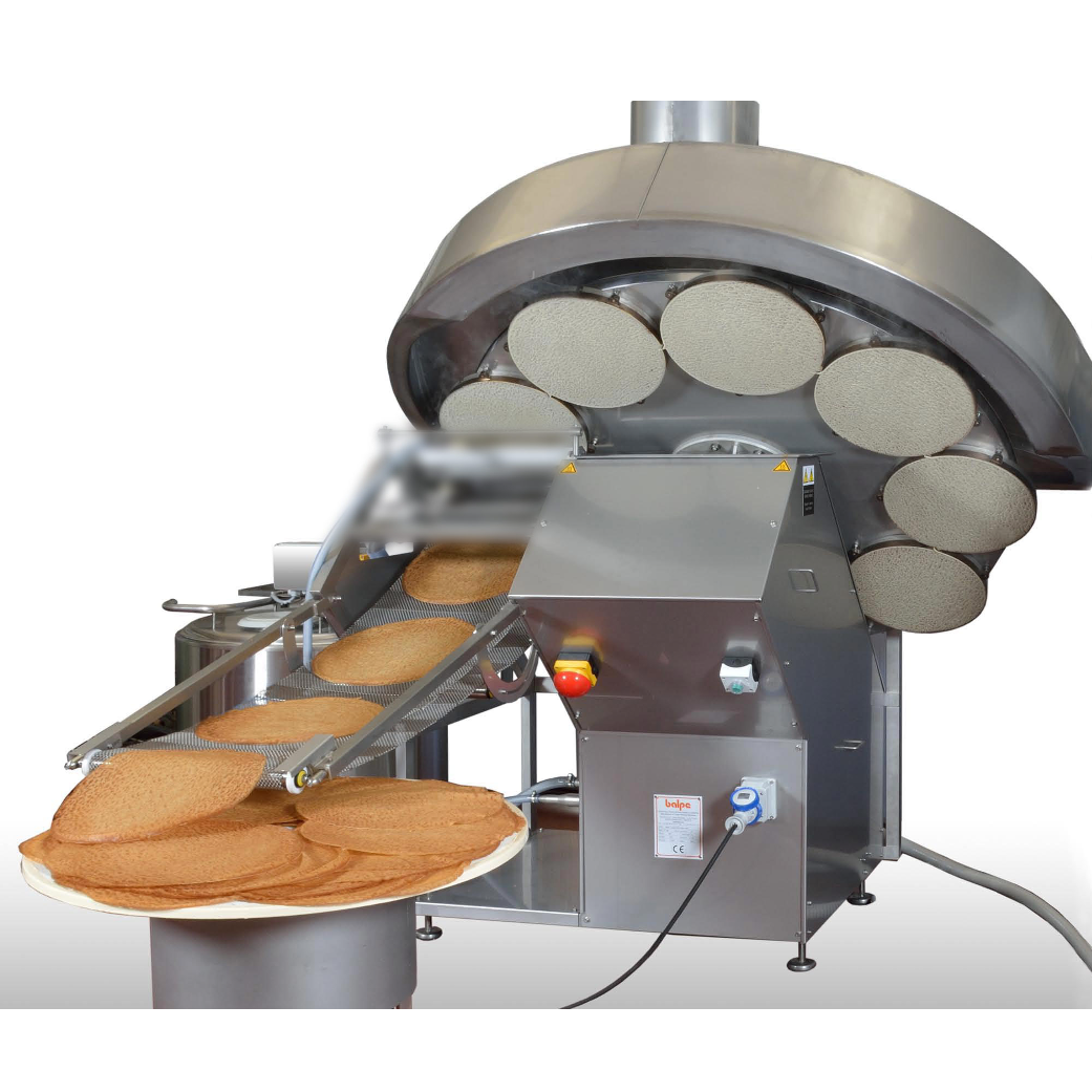 Automatic Machine for thin products (Regag, rukak, brick, french soft crêpes...)