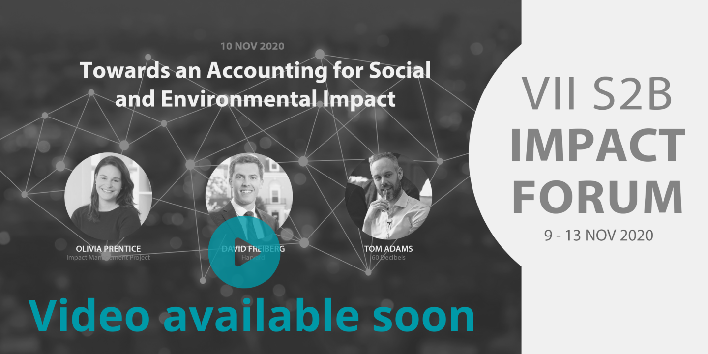 Towards an Accounting for Social and Environmental Impact