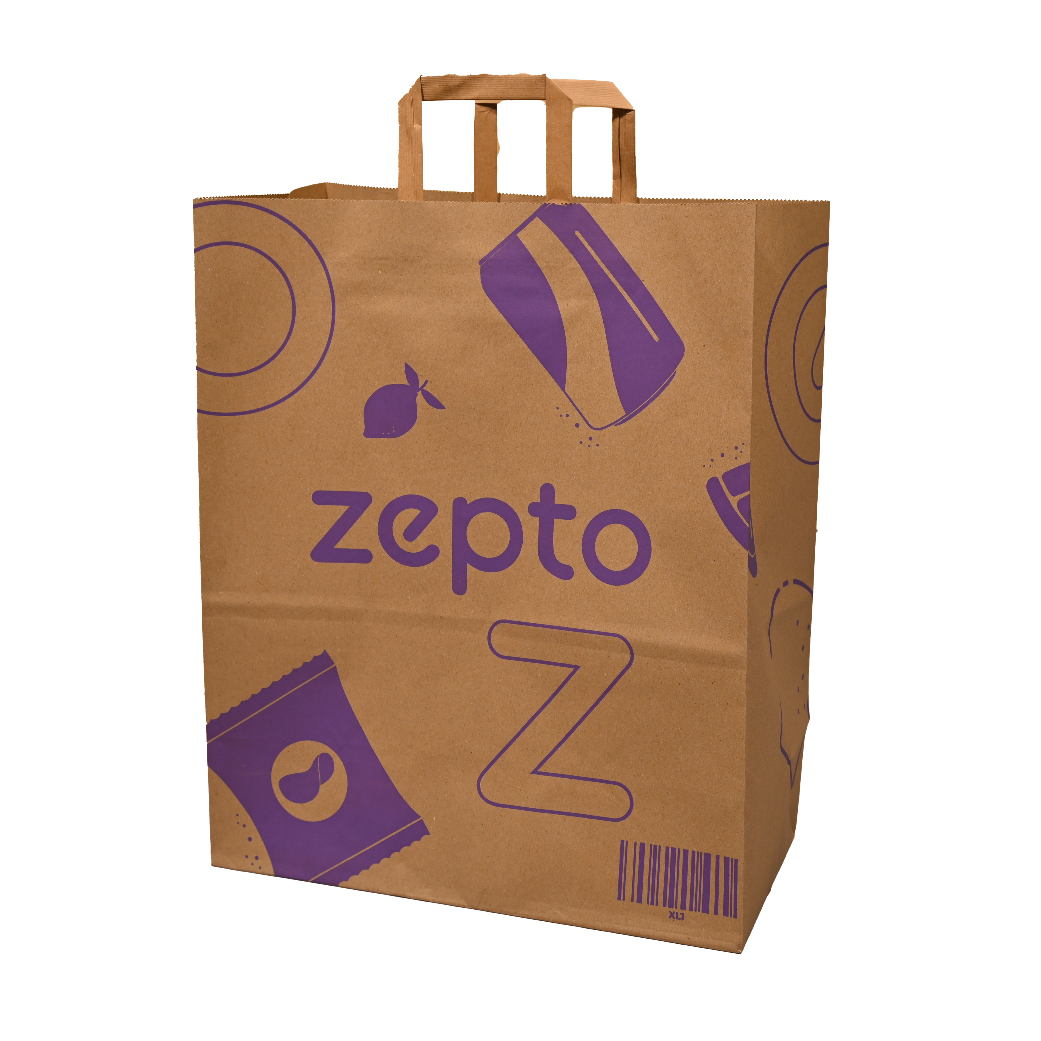 Flat Handle Paper Bags